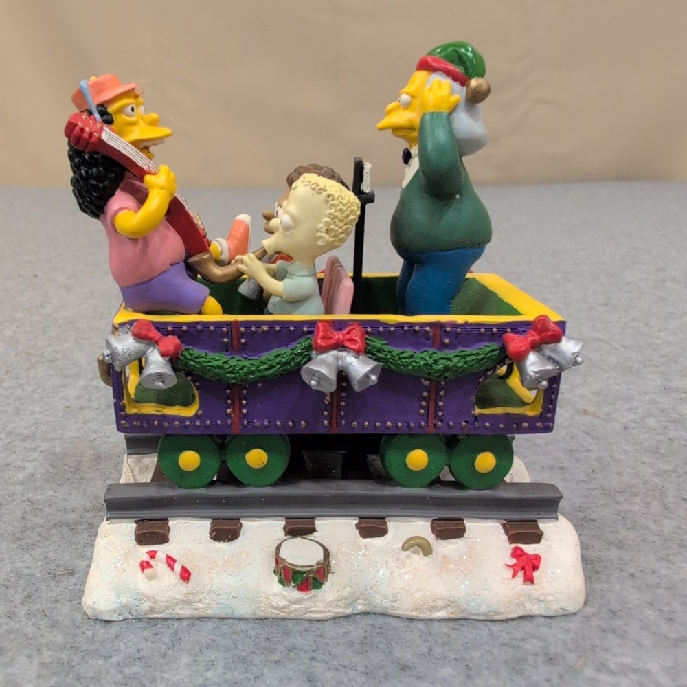 The Simpsons A Jammin Christmas Express Collection Otto Skinner Sculpture 0399 - Picture 3 of 5